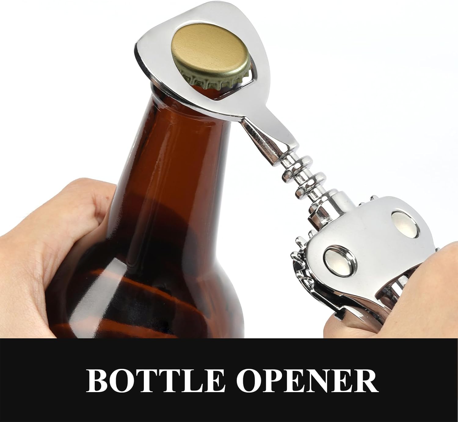 Multifunctional Wine Accessories with Ergonomic Handle and Sharp Screw, for Kitchen