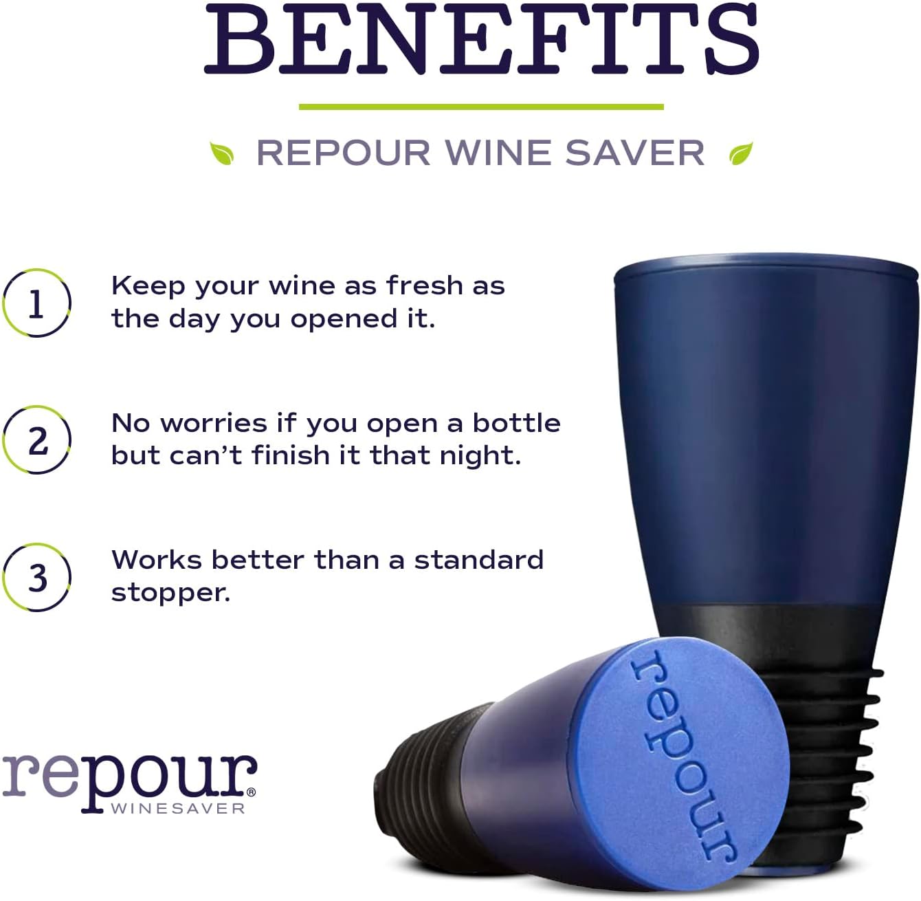 Removes Oxygen, Preserving and Keeping Wine As Fresh As The Day The Bottle Was Opened (72-Pack)