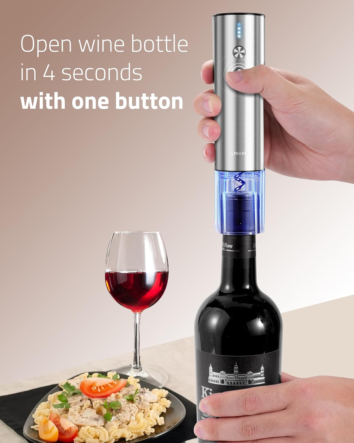 Foil Cutter, Wine Aerator, Vacuum Stopper, and Elegant Gift Box